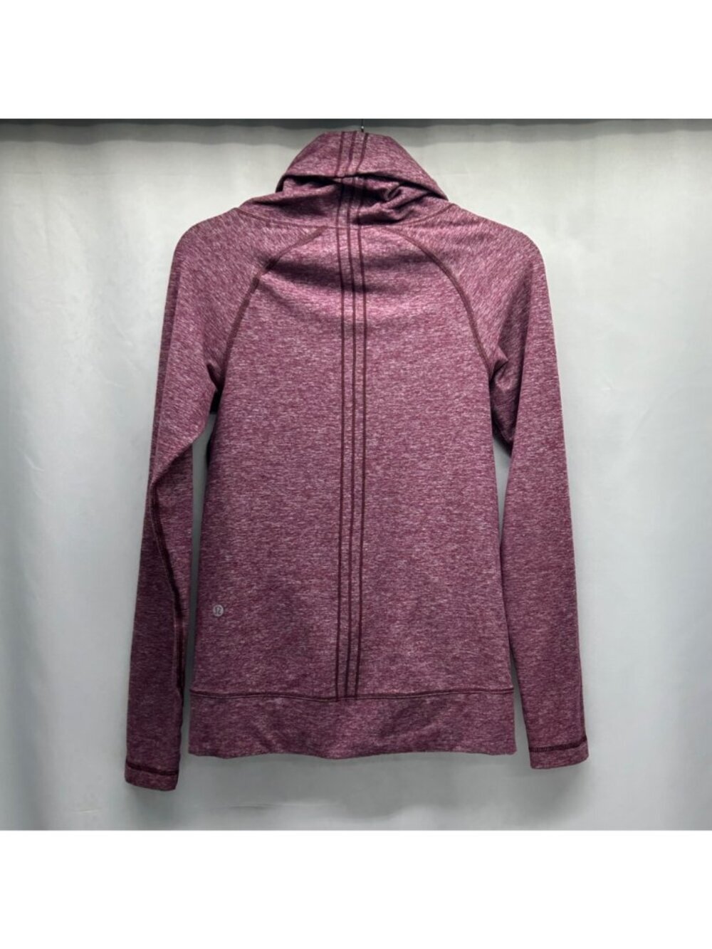 Lululemon Make A Move Long Sleeve Cowl Neck Pullover Heathered Red Grape No Size - Picture 2 of 15